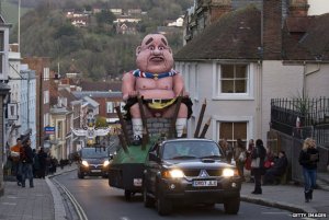 Salmond effigy